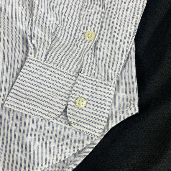 Ralph Lauren Boys Striped Long Sleeve Button Up Shirt Size 10 - Picture 7 of 10